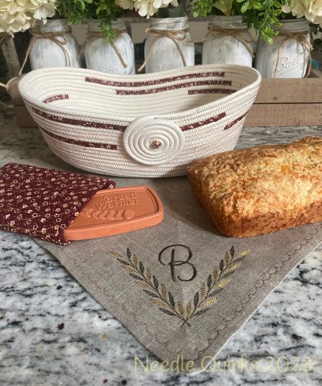 Oval Clothesline Bread Boat Set