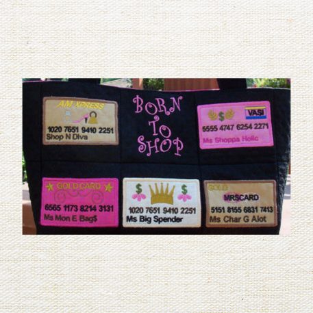 Faux Credit Card Purse 4x4 - Image 2