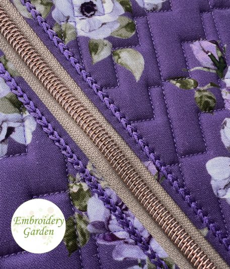 Diagonal Chic Zipper Bags - Image 3