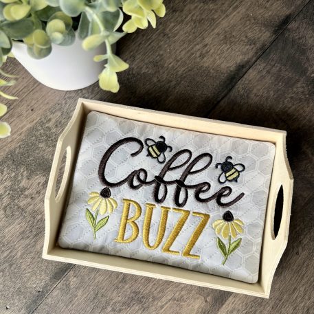 Coffee Buzz Mug Rug