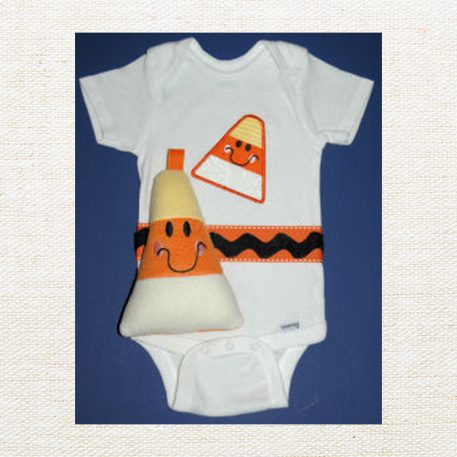 Candy Corn Softies & Applique Set - Image 6