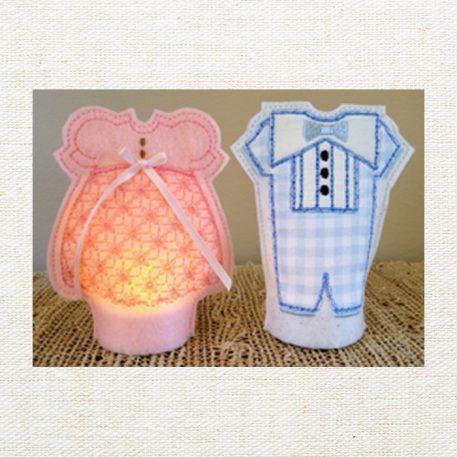 Christening Flameless Tealight Covers - Image 2