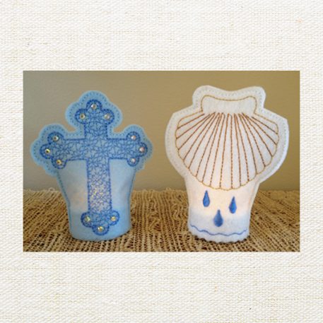 Christening Flameless Tealight Covers - Image 3