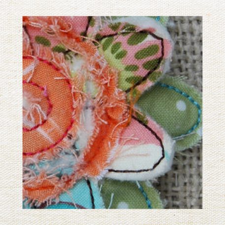 Frayed & Layered Flowers Set 1 - Image 2