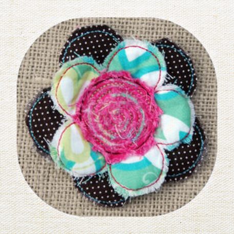 Frayed & Layered Flowers Set 1 - Image 7