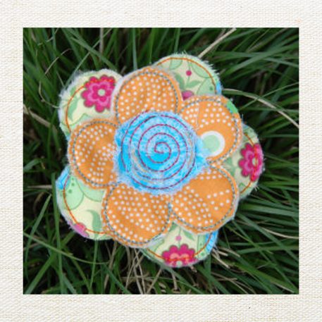 Frayed & Layered Flowers Set 1 - Image 3