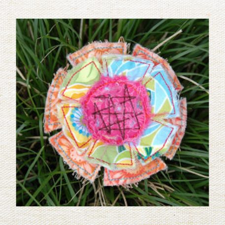Frayed & Layered Flowers Set 1 - Image 5