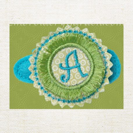 Fringe Monogram Hair Clips - Image 4