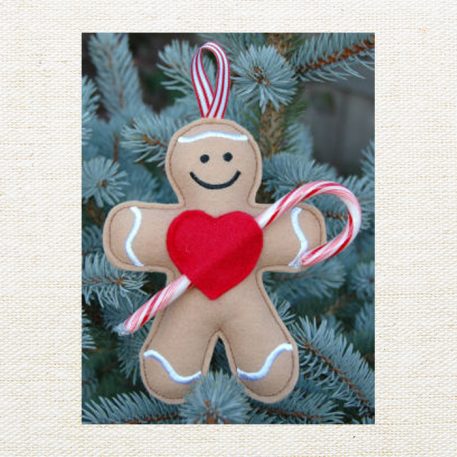 Gingerbread Candy Cane Holder - Image 2