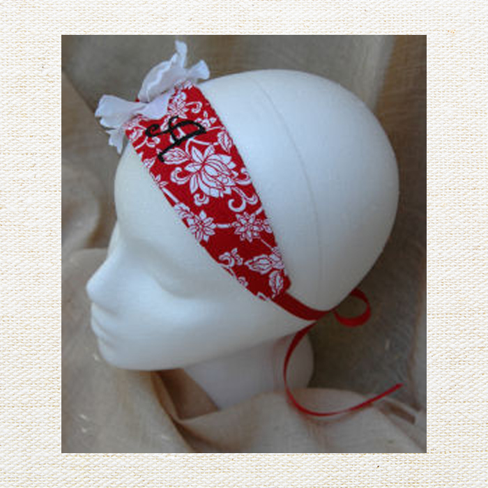 Monogram Headbands | Embroidery Garden