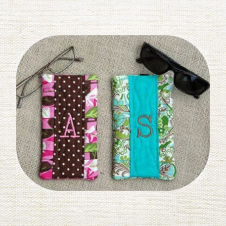 Pleated Monogram Eyeglass Cases - Image 3