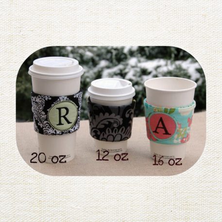 Monogram Coffee Cup Sleeves - Image 2