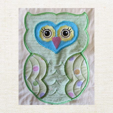 Owl  Appliques Set - Image 4