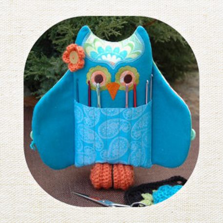 Owl Crochet Hook Holder - Image 2