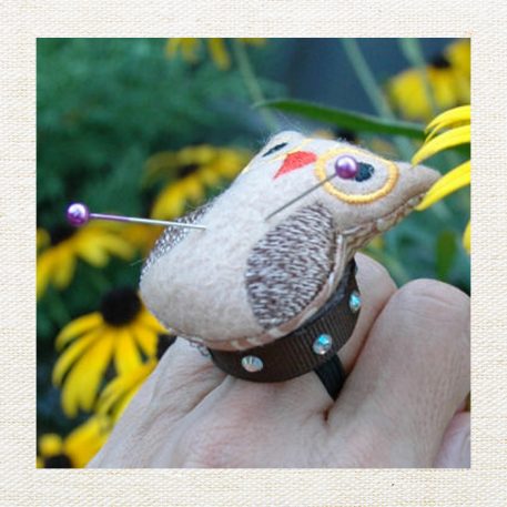 Owl Finger Pincushion - Image 3