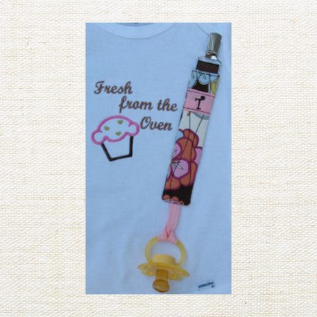Monogram Pacifier Clips - Image 7