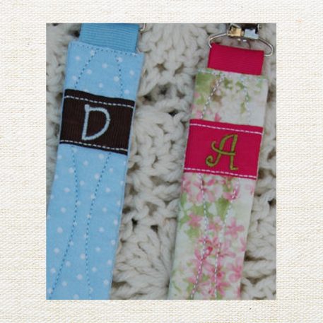Monogram Pacifier Clips - Image 10