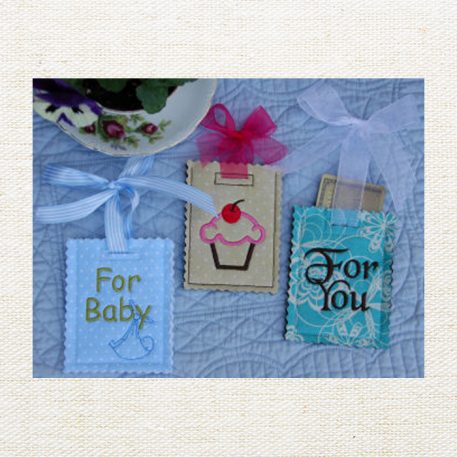 Ribbon Slider Gift Card / Seed Packet Holders - Image 3