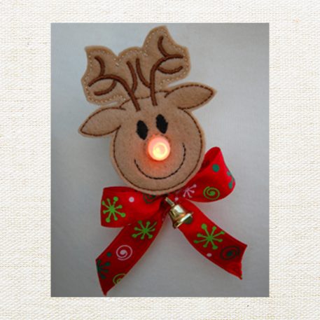 Reindeer Flameless Tealight Pin - Image 2