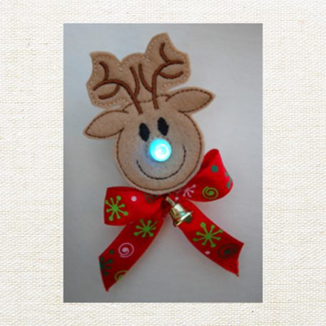 Reindeer Flameless Tealight Pin - Image 3