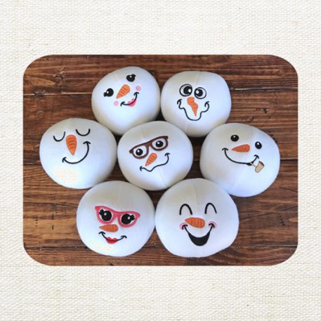 Snowman Snowballs Set 4