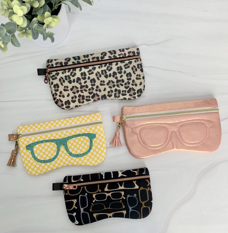 In the Hoop Sunglasses Case Embroidery Garden