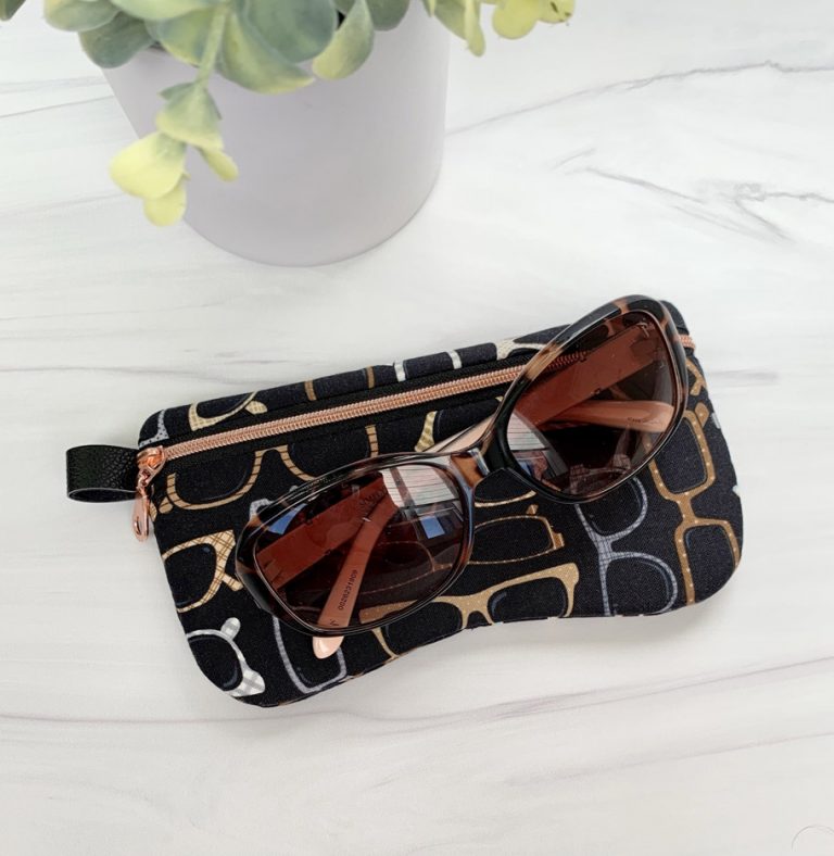 In the Hoop Sunglasses Case Embroidery Garden