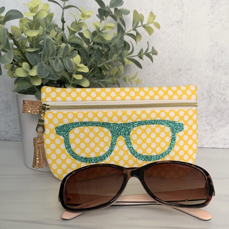 In the Hoop Sunglasses Case Embroidery Garden