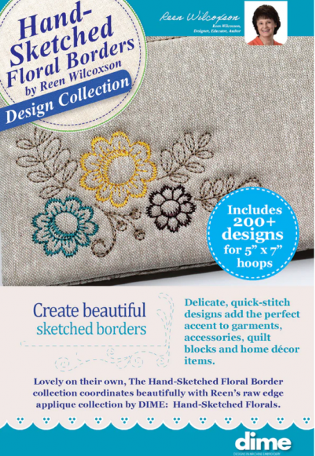 Hand-Sketched Floral Borders