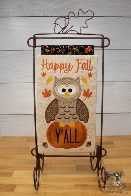 Happy Fall Mylar Mini Quilt Virtual Class