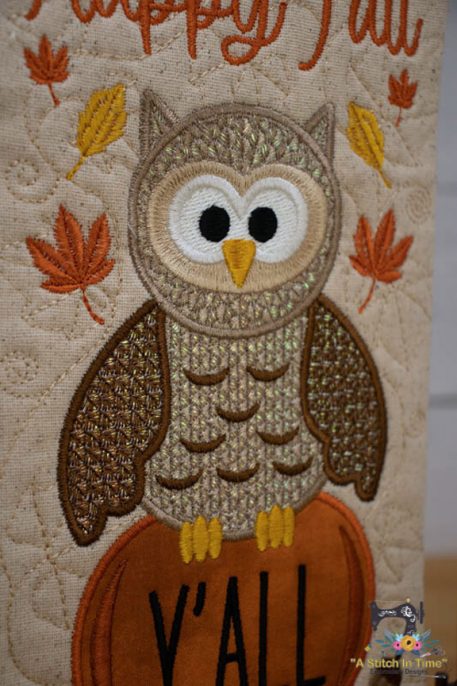 Happy Fall Mylar Mini Quilt Virtual Class - Image 2