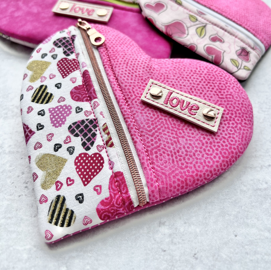 Have A Heart Zipper Bags | Embroidery Garden