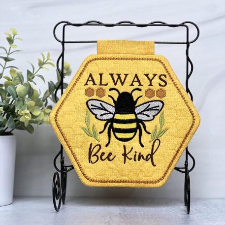 Hexagon Always Bee Kind Hanging