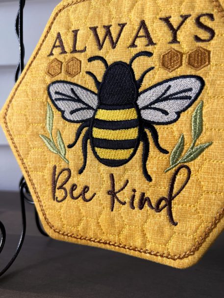 Hexagon Always Bee Kind Hanging - Image 2