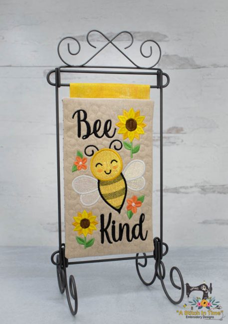 Bee Kind Mylar Mini Quilt