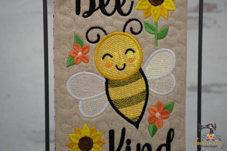 Bee Kind Mylar Mini Quilt - Image 2