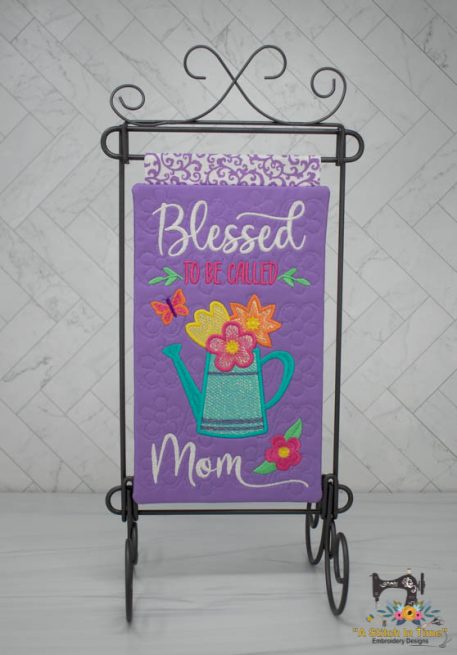 Blessed Mom Mylar Mini Quilt Virtual Class