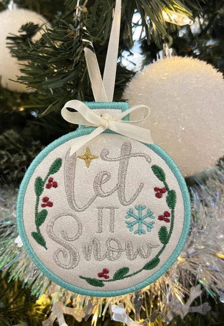 Let It Snow Ornament