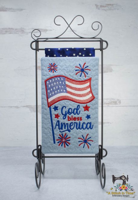 America Mylar Mini Quilt Virtual Class