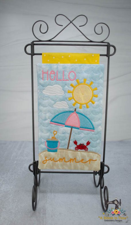 Hello Summer Mylar Mini Quilt Virtual Class - Image 3