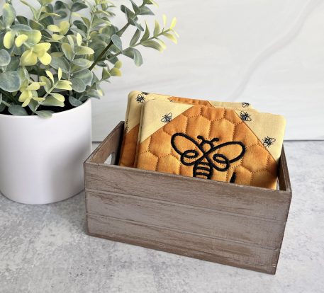 Bee Coaster Set - Image 3