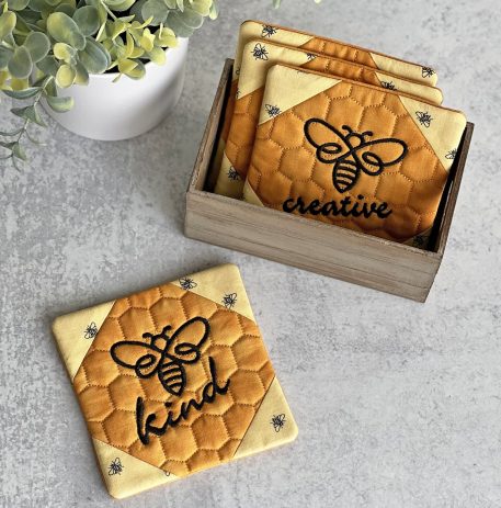 Bee Coaster Set - Image 4