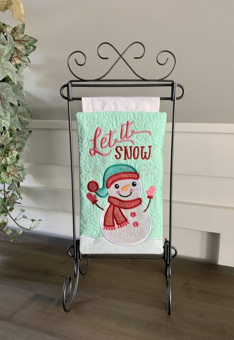 Let It Snow Mylar Mini Quilt Virtual Class - Image 2