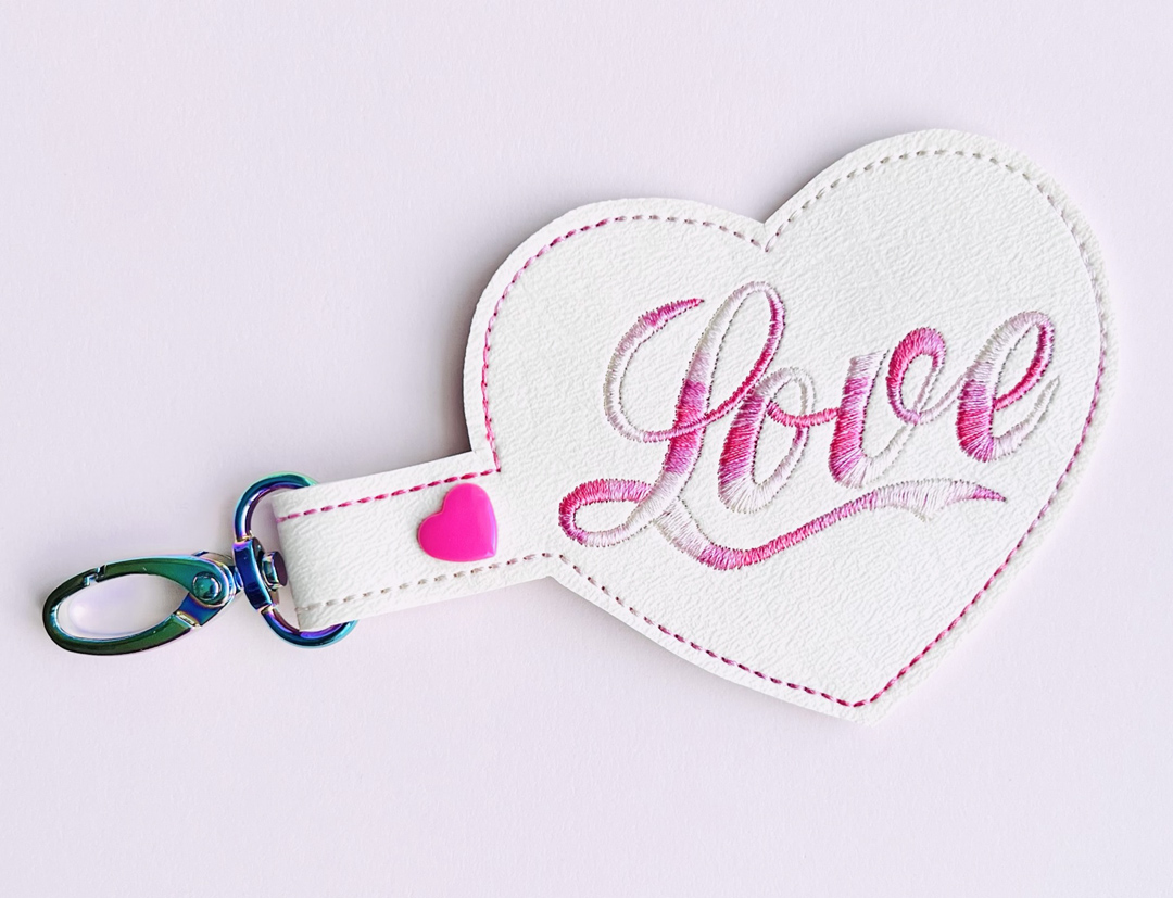 5 Little Monsters: Embroidered Felt Heart Hair Clips