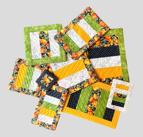 Pieced & Quilted Mats