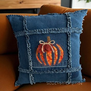 Pumpkin Pillow Cover Virtual Class