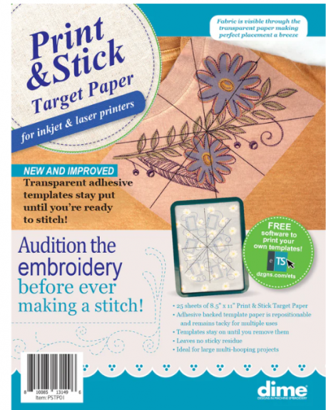 Print & Stick Target Paper