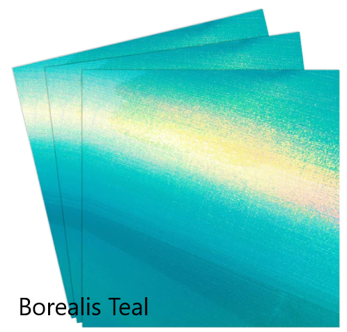 Siser Aurora HTV 12 x 12 Sheet - Borealis Teal