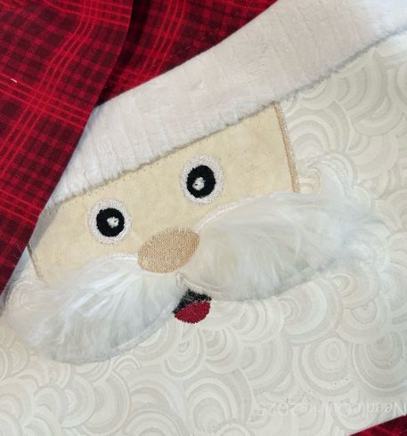 Santa Drawstring Pajama Bag - Image 2