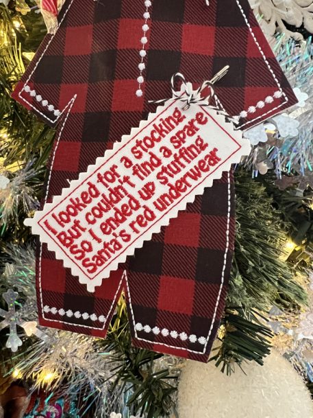 Santa's Red Underwear Treat Holder - Image 2